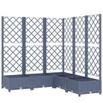 Grote Plantenbak met Latwerk - 41% Korting! Tuin Deal, Kunststof, 100 cm of meer, Vierkant, Nieuw