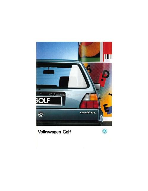 1988 VOLKSWAGEN GOLF BROCHURE NEDERLANDS, Boeken, Auto's | Folders en Tijdschriften, Volkswagen