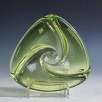 Val Saint Lambert - Schaal - Dikwandige swirl bowl in, Antiek en Kunst, Antiek | Glas en Kristal