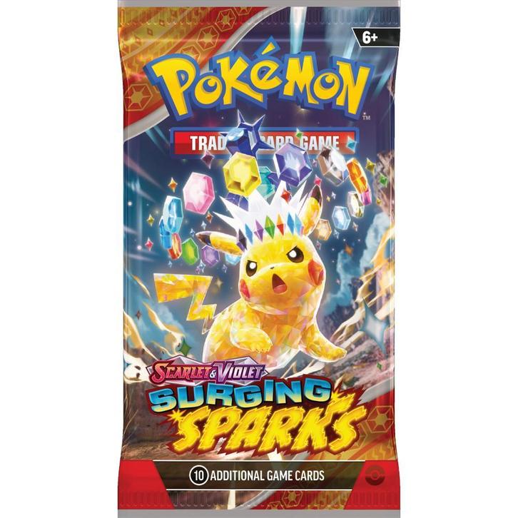 Booster Pack Surging Sparks, Hobby en Vrije tijd, Verzamelkaartspellen | Pokémon, Booster, Nieuw, Verzenden