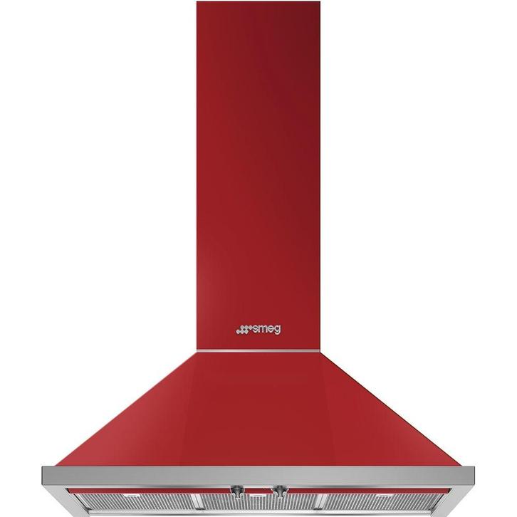 €839 Smeg KPF9RD afzuigkap Muurmontage Rood 781 m³/uur A+, Witgoed en Apparatuur, Afzuigkappen, Ophalen of Verzenden