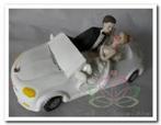 Bruiloftsauto trouwauto met bruidspaar16 Bruiloftsauto, Nieuw, Ophalen of Verzenden