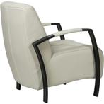 Leren fauteuil Glamour - Toledo Nebbia (crème), Huis en Inrichting, Fauteuils, Nieuw, Ophalen of Verzenden, Leren fauteuil Glamour - Toledo Nebbia (crème) past perfect in uw interieur als u woonstijl: Industrieel, Modern, Retro is.