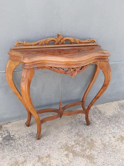 Wandtafel - Hout - Houten console, Antiek en Kunst, Curiosa en Brocante