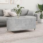 vidaXL Salontafel 90x44,5x45 cm bewerkt hout betongrijs, Minder dan 50 cm, 50 tot 100 cm, Verzenden, Nieuw