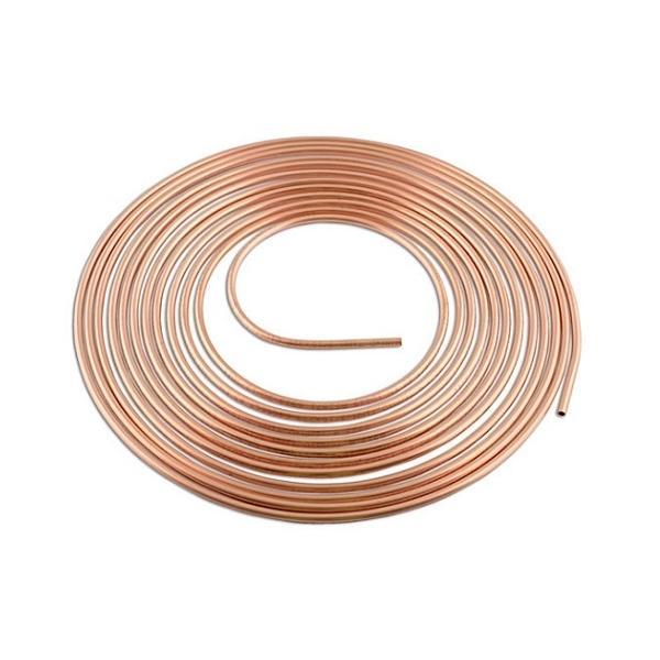 Remleiding / brandstof leiding Koper 3/8 inch - ca. 7.5 m..., Auto diversen, Autogereedschap, Nieuw, Verzenden