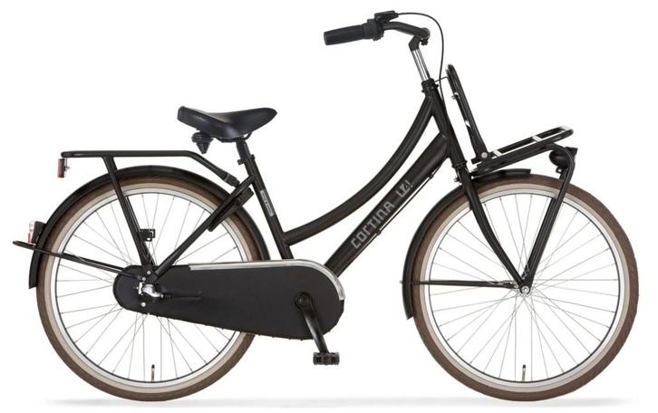 Cortina U4 Mini L24 meisjesfiets 24 3-speed Jet Black Matt, Fietsen en Brommers, Fietsen | Kinderfietsjes, Nieuw, Verzenden