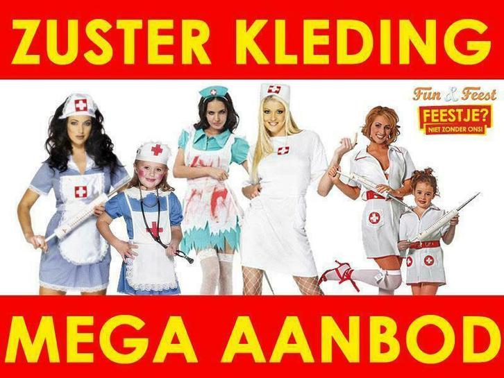 Zuster carnavalskleding - Mega aanbod zuster kleding, Kinderen en Baby's, Carnavalskleding en Verkleedspullen, Jongen of Meisje