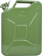 Benzinekan 20Ltr Gr/Metaal UN-keur, Ophalen of Verzenden, Zo goed als nieuw