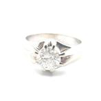 Ring - 18 karaat Witgoud - 1.50ct. tw. Diamant (Natuurlijk), Sieraden, Tassen en Uiterlijk, Ringen, Nieuw