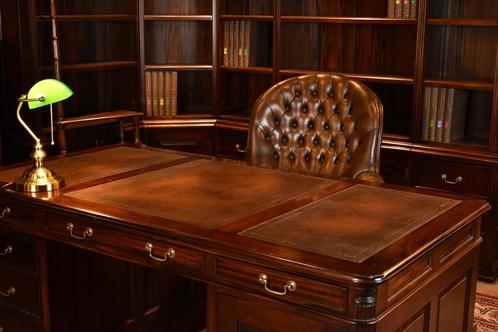 Klassiek Engels bureau (showroom), Huis en Inrichting, Bureaus, Nieuw, Ophalen of Verzenden