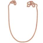 Handmade - Halsketting - 3.2 g - 18 karaat Roségoud, Sieraden, Tassen en Uiterlijk, Kettingen, Nieuw