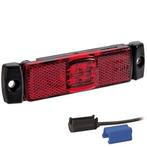 LED markeringslicht rood  | 12-24v |  0,75mm² connector, Verzenden, Nieuw