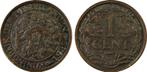 Koningin Wilhelmina 1 cent 1929 MS62 Blackened PCGS, Losse munt, Verzenden