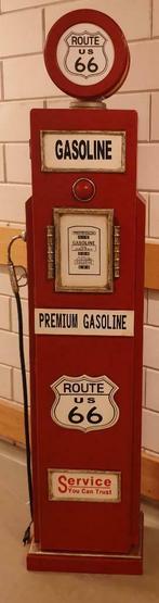 Benzinepomp kasten retro US Gaspump Route 66 veel soorten, Verzamelen, Automaten | Overige, Nieuw, Ophalen of Verzenden