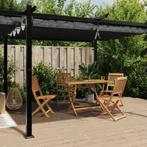 vidaXL Prieel met uittrekbaar dak 3x6 m aluminium, Tuin en Terras, Verzenden, Nieuw