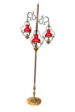 Lamp - Onyx, Messing, Glas, Plastic - Vloerlamp