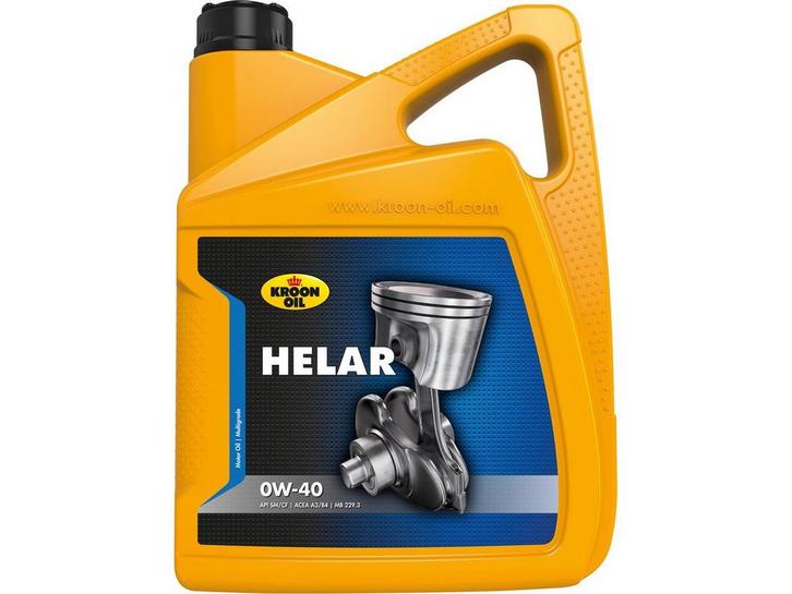 Kroon-Oil Helar 0W-40 - Vol-synthetische motorolie - 5 L, Auto diversen, Overige Auto diversen, Verzenden