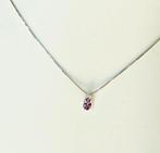 Zonder Minimumprijs - Ketting met hanger Zilver Diamant, Sieraden, Tassen en Uiterlijk