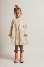 Valenca dress embroidery creme oat Baje studio Maat 98, Ophalen of Verzenden, Nieuw, Meisje