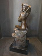 Pino - Beeld, Lion girl - 30 cm - Brons, Antiek en Kunst