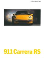 1995 PORSCHE 911 CARRERA RS BROCHURE SPAANS, Boeken, Auto's | Folders en Tijdschriften, Nieuw, Porsche, Author