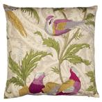 kussen geweven paisley vogel wit 45x45cm*, Huis en Inrichting, Verzenden, Nieuw