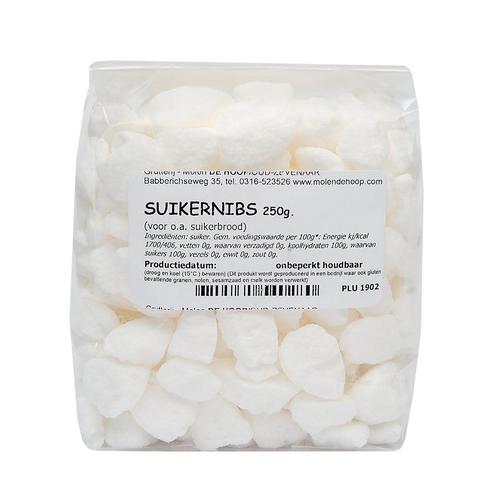 Molen de Hoop Suikernibs 250gr, Hobby en Vrije tijd, Taarten en Cupcakes maken, Nieuw, Verzenden