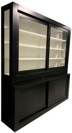 Buffetkast zwart Terborg XL soft close 220 x 240cm, Huis en Inrichting, Ophalen of Verzenden, Nieuw