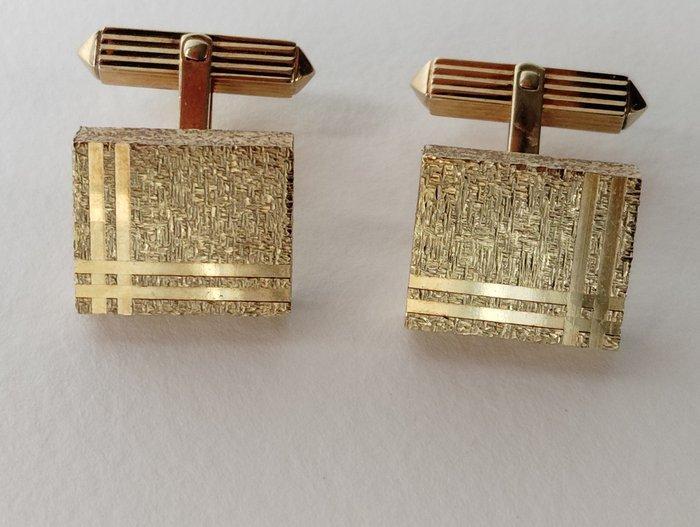 Manchetknopen - 14 karaat Geel goud - Stijlvolle, Sieraden, Tassen en Uiterlijk, Antieke sieraden