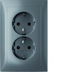 Hager Berker S.1 Wandcontactdoos (WCD-schakelmateriaal), Doe-het-zelf en Verbouw, Elektra en Kabels, Verzenden, Nieuw, Overige typen