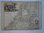 Gravure zeldzaam kaart 7 Verenigde Nederlanden Sanson 1705, Antiek en Kunst, Kunst | Etsen en Gravures, Verzenden