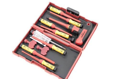 TM 12 Delige VDE T-Greep Schroevendraaierset Verwisselbaar, Auto diversen, Autogereedschap, Nieuw, Verzenden