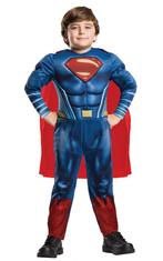 Gespierde Superman kostuum jongens-7-8 jaar, Nieuw