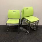 Tweedehands complete set van 6 Casala Carver stoelen, lime, Huis en Inrichting, Stoelen, Ophalen of Verzenden, Gebruikt, Stof