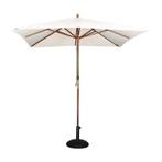 Bolero vierkante parasol crèmekleur 2,5m, Verzenden, Nieuw in verpakking