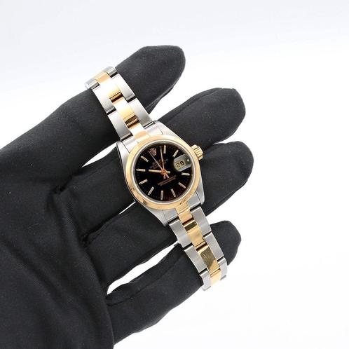 Rolex Lady-Datejust 26 69163 uit 1990, Sieraden, Tassen en Uiterlijk, Horloges | Dames, Polshorloge, Gebruikt, Rolex, Verzenden