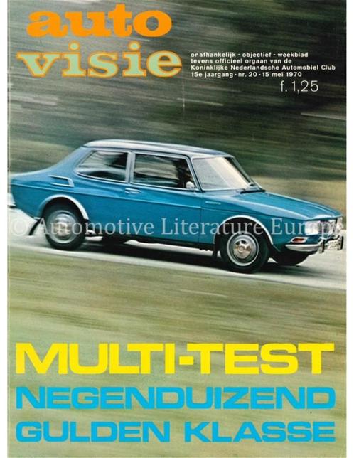 1970 AUTOVISIE MAGAZINE 20 NEDERLANDS, Boeken, Auto's | Folders en Tijdschriften