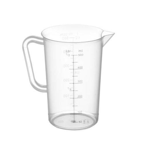 Maatbeker - 0,5 liter - Polypropyleen - Hendi - 567104, Zakelijke goederen, Horeca | Overige, Verzenden