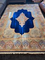 Groot Perzisch tapijt Kirman 345x265 wollen vloerkleed iran, Huis en Inrichting, Stoffering | Tapijten en Kleden, Groot perzisch tapijt kirman wollen vloerkleed iran hangeknoopt