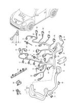 VAG VW kabelboom voor motor CZDA  04E971627BL, Auto-onderdelen, Nieuw, Verzenden