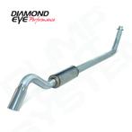 Diamond Eye 4in AL TURBO BACK SGL DUMP OUT 94-02 DODGE NO, Ophalen of Verzenden, Nieuw