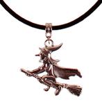 Veterketting Zwart Fluweel - Zilverkleurige Sluiting - 45cm, Sieraden, Tassen en Uiterlijk, Ophalen of Verzenden, Nieuw
