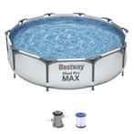 Steel Pro Max zwembad 305x76 cm (set), Kinderen en Baby's, Speelgoed | Buiten | Zandbakken, Nieuw, Verzenden