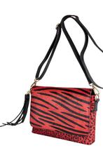 Crossbodytas  Legend Dames ZEBRA/CHEETAH RED, Sieraden, Tassen en Uiterlijk, Tassen | Schoudertassen, Verzenden, Nieuw