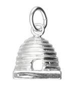 Zilveren Bijenkorf ketting hanger, Sieraden, Tassen en Uiterlijk, Nieuw, Verzenden