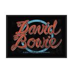 David Bowie - Logo - patch officiële merchandise, Ophalen of Verzenden, Nieuw, Kleding
