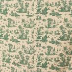 Toile de Jouy Gobelin Verde – zware stof voor designmeubels