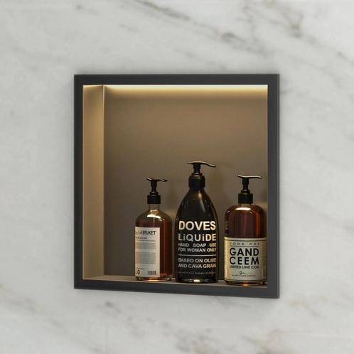 BWS Inbouwnis | Lucio | met LED Verlichting | 30x30x7cm |, Doe-het-zelf en Verbouw, Sanitair, Bad, Nieuw, Ophalen of Verzenden
