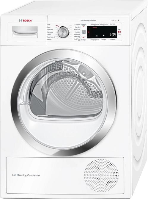 Bosch Wtw87560gb Warmtepompdroger 9kg, Witgoed en Apparatuur, Wasdrogers, Voorlader, 85 tot 90 cm, Ophalen of Verzenden